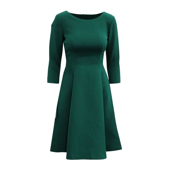 Alberta Ferretti Fit and Flare Dress in Green Silk is available for  purchase on au PAY Market - Imported Goods Online Store Co.Ltd. | au PAY  Market - Online Shopping Site
